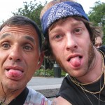 two men make funny faces