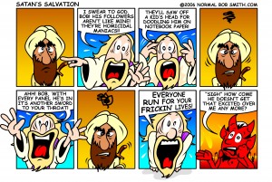 Comic of Jesus, Mohammed & Satan