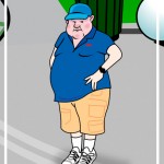 fat man cartoon