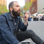 hipster with pipe