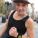 New York City tough guy in hat
