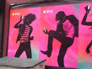iPod street ads