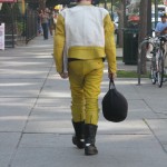 Man in Yellow Rubber Suit