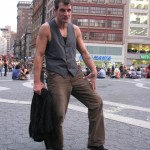 new york man posing