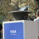 Visa presents #StreetTaps where you can donate money using your credit card