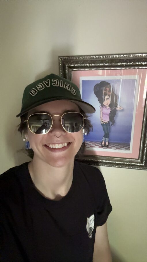 Hannah w/her Amy Winehouse