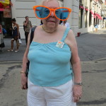 Old Woman in big glasses