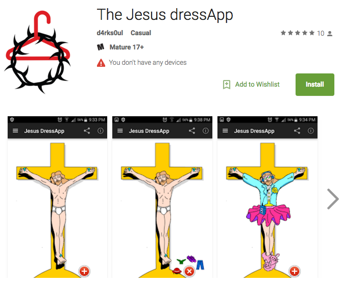 Jesus Dressapp for Droid on Google Play