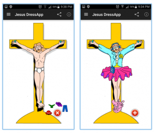 Jesus Dressup App for Droid samples
