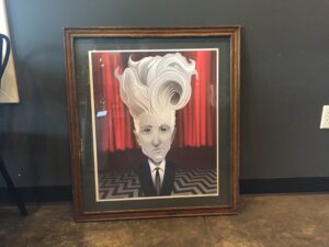 David Lynch framed at Drip Drop