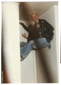 Mark & Bob rock leather jackets & sneakers! 1988 Hollywood
